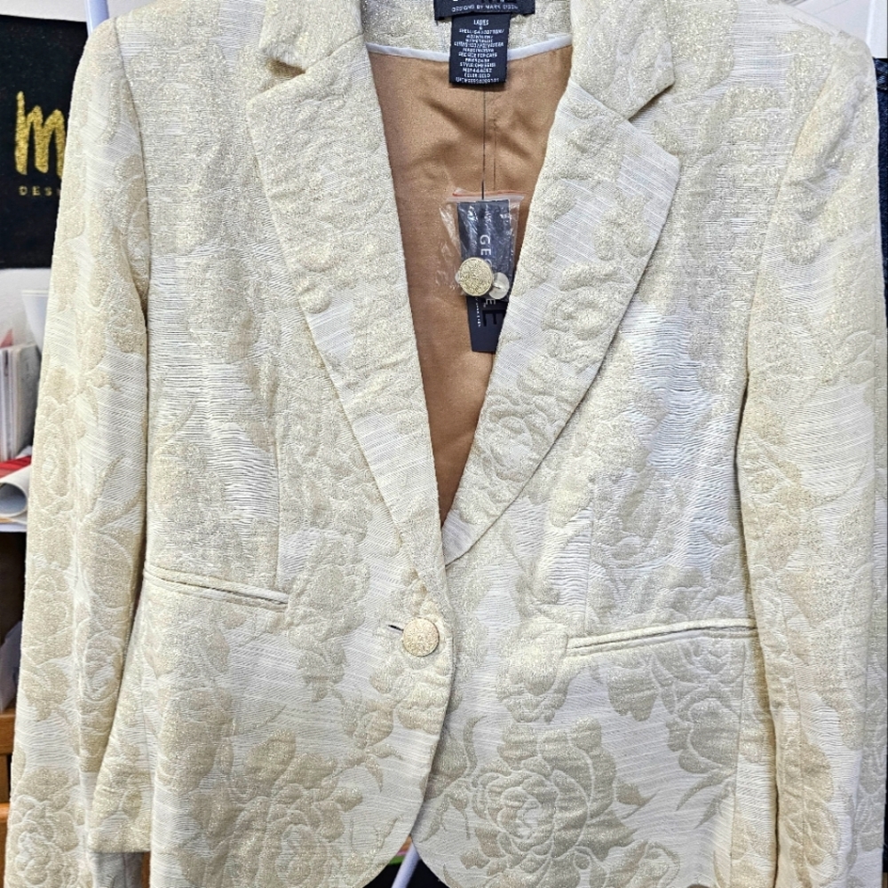 NWT George brand elegant brocade jacket